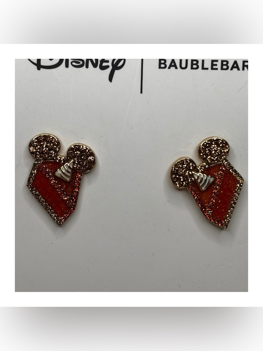 Baublebar Mickey Pumpkin Pie Earrings